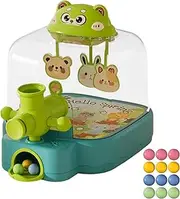 Fizepgo Pinball Game | Educational Desktop Game,Funny Reaction Training Toy for Early Learning, Cute Bear Pinball Game Machine for Kids 3+