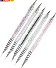 5Pcs Nail Art Brushes | Double Ended Nail Art Dotting Tool Set | Nail Art Pen fo