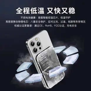 官方旗艦正品MOMAX摩米士10000毫安磁吸無線充電寶適用蘋果iphone15promax專用Magsafe20W快充14手機移動電源