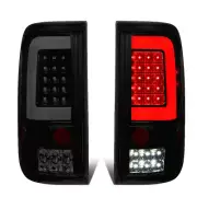 For 2004-2008 Ford F150 Lobo LED C-Tube Bar Tail Brake Light Reverse Lamp Tinted (for: Ford)