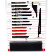 30pc Jigsaw Blade Set w/ Pouch Wood Metal Knife