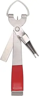 Fishing Clippers with Retractor - Stainless Steel Quick Knot Tool, Non-Slip Cutter & Hook Remover | 4-in-1 Fly Tying Accessories, Angler Gear, Multifunctional Fishing Pliers for Outdoor Sports