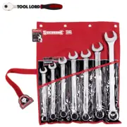 Sidchrome 7pce Metric Ring & Open End Combination Spanner Set SCMT22209 21-36mm