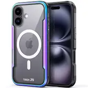 Tough On iPhone 16 Plus Case Iron Shield with MagSafe Iridescent