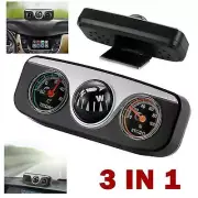 3-in-1 Car Vehicle Dashboard Thermometer Hygrometer Hike Compass Navigation Kit
