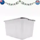 Large 30L Storage Box Heavy Duty Plastic Tub Storage Box Large With Lid AU