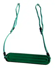 GREEN Cubby Strap Swing Seat with Adjustable Ropes Tree Play Equipment outdoor