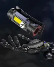 3 x Head Light Torch LED Headlight COB Camping Headlamp USB Rechargeable Flashli