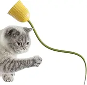 Cat Interactive Toys,Automatic Motion Rolling Toy | Portable USB Rechargeable Moving Kitten Ball with Tail for Indoor Cats, Relieves Boredom & Encourages Play