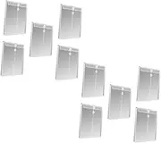 KALLORY Portable Document Storage Bag 10pcs File Bag Folder for Checks Receipts