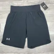 NEW Under Armour Speedpocket NWT Launch Elite 9" Shorts Black $50 Men’s Small