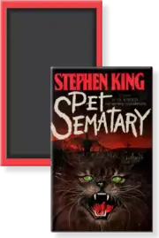 Stephen King Pet Sematary Book Cover 2 x 3 Fridge Refrigerator Magnet Locker