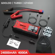 GOOLOO 12V Car Jump Starter 4000A Car Battery Starter 24000Mah Portable Power Ba