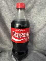 Share a Coke with Bryson 2025 Personalized Gift Coca~Cola Bottle 20oz
