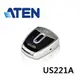 【可超商取貨】ATEN 宏正 US221A 2埠USB 2.0 周邊裝置切換器 US-221A