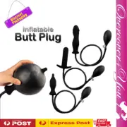 Inflatable Anal Butt Plug Balloon Dildo Enlarge Expandable Sex Toy Extra Large