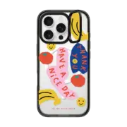 iPhone 16 Pro Impact Ring Stand Case MagSafe Compatible Bananas by We are out of office