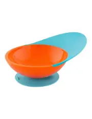 [Boon] Blue/Orange Cath Bowl w/ Spill Cather for Baby/Toddler Food Mat/Table/Tray
