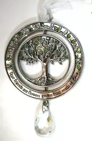 T3 True friends are flowers seeds of love TREE OF LIFE 3D ORNAMENT Ganz