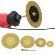 Versatile TiN Coated Circular Saw Blade Mini Diamond Cutting Disc 5pcs