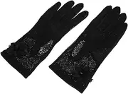 [VALICLUD] Women's Sun Protection Gloves Ladies Mittens Gel Thorn UV Gloves Women Exfoliating Hands Wire Screen Gloves The Mitten Sunscreen Gloves Lace Black