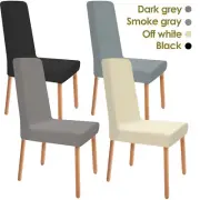 4Pcs High Stretch Chair Covers Removable Dining Chair Covers Washable qiiVe