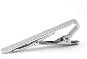 [LIFKOME] Necktie Clip Metal Clasp Clip Clamp Women Silver Color Tie Zier Accessory