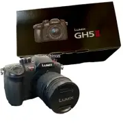 New PANASONIC GH5II Camera w/Lumix G Vario 12-60mm Lens (DC-GH5M2M) Micro 4/3