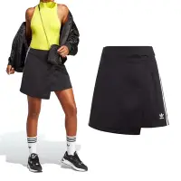 在飛比找Yahoo奇摩購物中心優惠-Adidas Wrapping Skirt 女款 黑色 窄裙