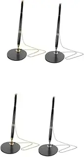OHPHCALL 4 Sets Elegant Guest Book Pen with Chain Sign-in Pen for Wedding Machine for Hotel Lobby