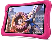 PRITOM 8 inch Quad Core Kids Android Tablet, 64GB, WiFi, Bluetooth, Dual Camera, Educationl, Games,Parental Control, Kids Software with Kids-Tablet Case(Pink)