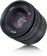 [AstrHori] 50 mm F2.0 Lens with Large Aperture Manual Full Frame Lens Compatible with Canon EF-M-Mount Mirrorless Camera M, M2, M3, M5, M6, M10, M100, M50, M50II etc. (Black)