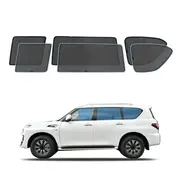 AUSGO Magnetic Window Sun Shade for Nissan Patrol Y62 2012-Onwards 6-Piece Set Car Shades