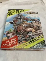 Crayola Art With Edge Star Wars The Mandalorian 28 Pages + 1 Poster New Sealed