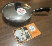 New old stock vintage Riviera wear 8 inch skillet 1977 dated with books and tags