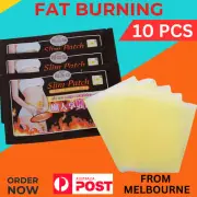 10 PCS SLIM PATCHES BODY SLIM BURN FAT BELLY DETOX WEIGHT LOSS DIET PADS AU
