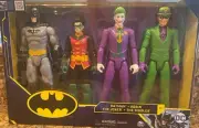 DC UNIVERSE 12" Action Figures, 4 pk. Batman, Robin, Joker, Riddler - SHIPS FREE