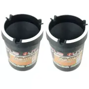 2 Pack Glow in the Dark Cup Style Car Auto Self Extinguishing Ashtray Cup Holder