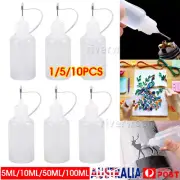 5/10PCS 5/10/50/100ml Needle Tip Glue Bottle Applicator Needle Squeeze Bottles