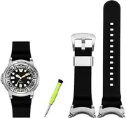 [BANDKIT] Modified Watchband For Citizen BJ8050 BJ8050-08E Stainless Steel Lug Connection Head Little Monster Bracelet Watch Strap