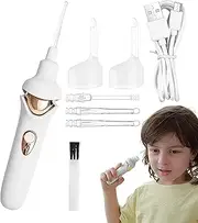 Electric Ear Wax Removal Kit | Rechargeable Ear Cleaner Earwax Removal | Safe Effective Cleaning Tool for Adults Teenagers Children, Rechargeable Earwax Washer for Home Use