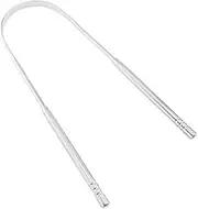 Stainless Steel Tongue Scraper Tongue Cleaner for Optimal Oral Hygienesilver Fashion with Nice