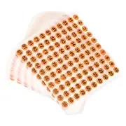 Round Number Stickers (10mm/0.39") 30Sheet, Coated Paper Number 1-100