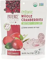 PATIENCE FRUIT & CO CRNBRIES AJI JCY DRD ORG 4OZ