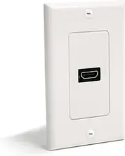 StarTech.com HDMIPLATE Single Outlet Female HDMI Wall Plate White