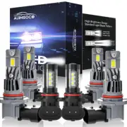 Faros LED Hi /Lo+Kit de luces antiniebla Para For 2003 2004 2005 Toyota 4Runner (for: Lexus)