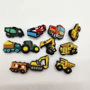 Truck Backhoe Tractor Shoe Charms for Crocs 11 Charms