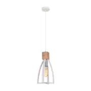 Faro 1 Light Pendant White - FARO2