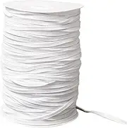 Replacement Elastic Strap Elastic Cord for Sewing Elastic Band Ear Tie Cord Elastic Band Ribbon Ear Tie Rope Elastic Belt Elastic Rope for White Healeved