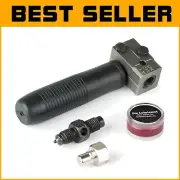 Complete 3/16-Inch Double Flaring Tool Kit with Die Lubricant Included